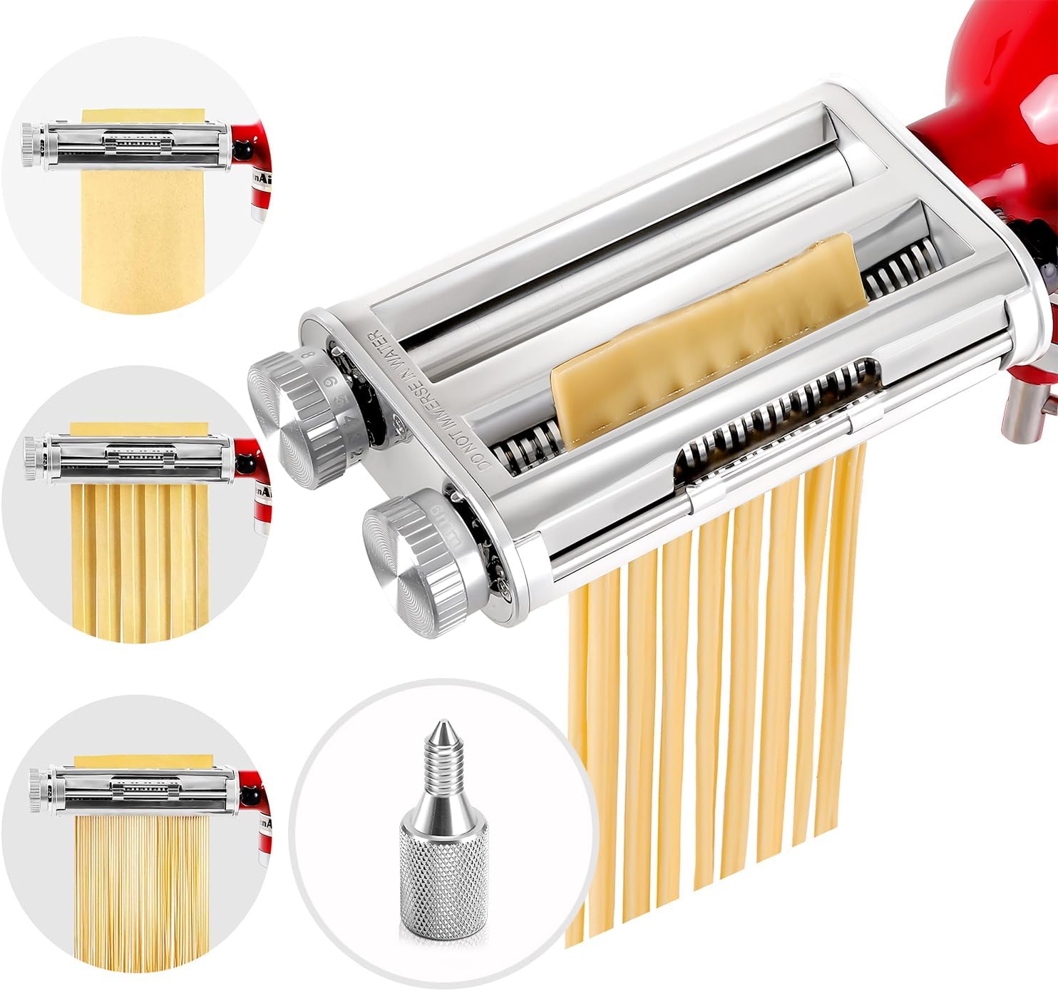 Commercial Kitchen Supplies - Accessoire de coupe-pâtes 3-en-1 pour batteur