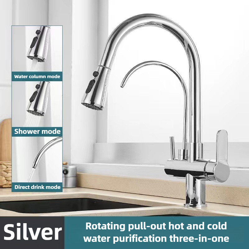 Commercial Kitchen Water Filter - Robinet de cuisine professionnel avec douchette