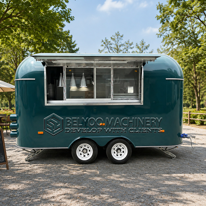 Commercial Kitchen And Bar - Remorque alimentaire commerciale Belyoo, cuisine mobile