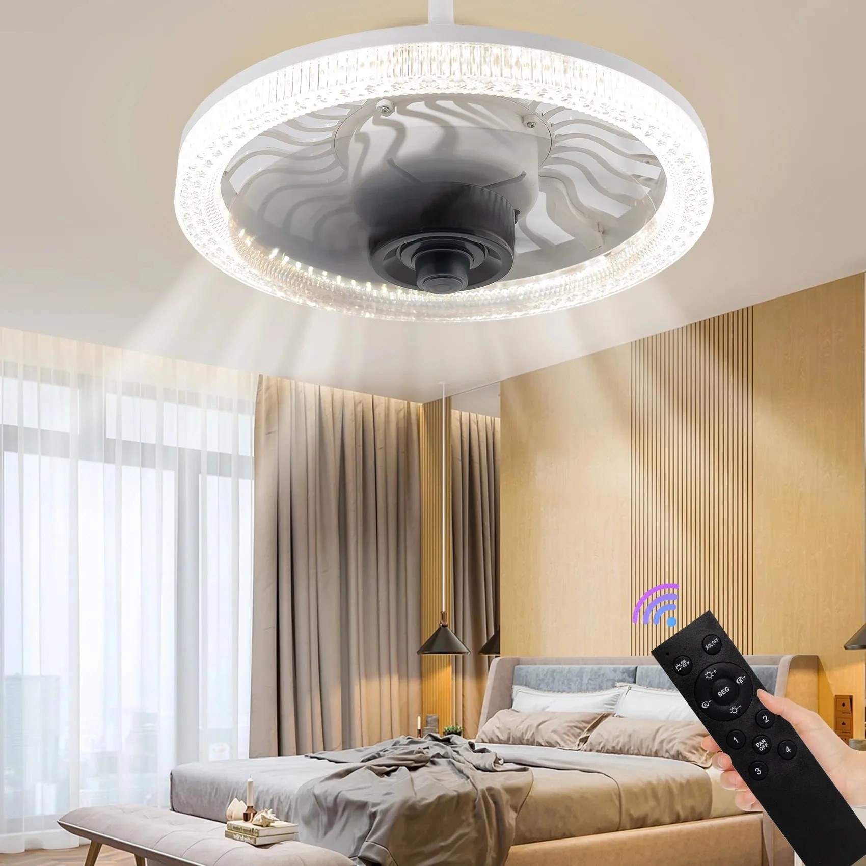 Commercial Kitchen Lights - Lampe de ventilateur de plafond LED