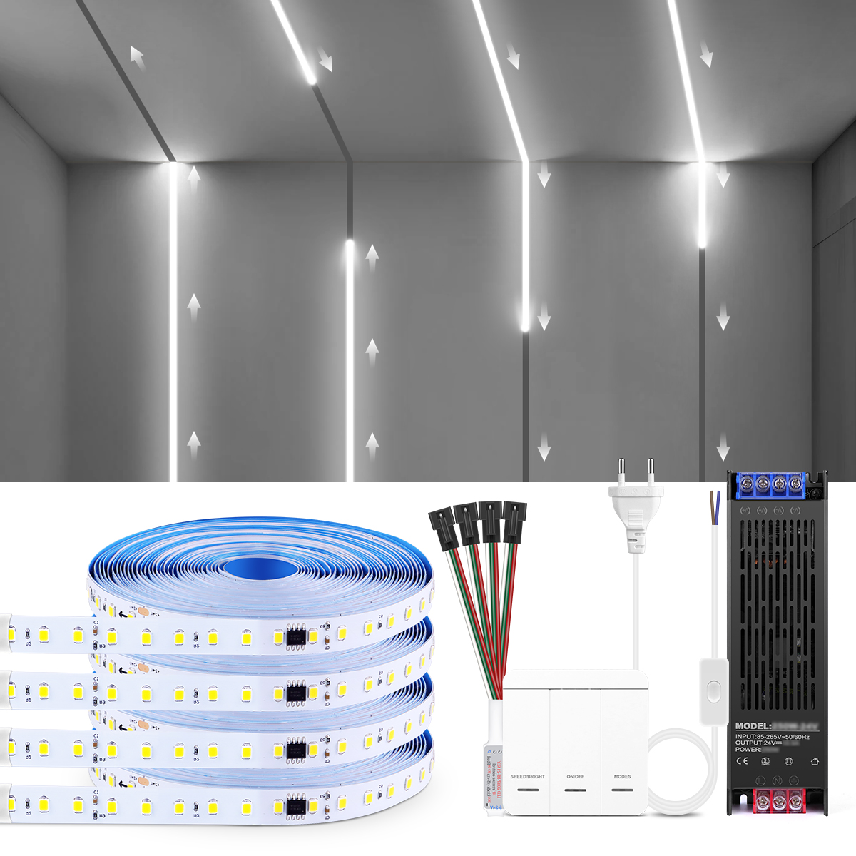 Commercial Kitchen Lights - Bande lumineuse LED adressable intelligente, 1