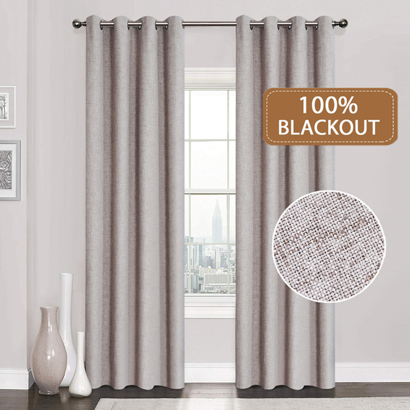Commercial Kitchen Canopy - Rideaux occultants en lin 100%, pour