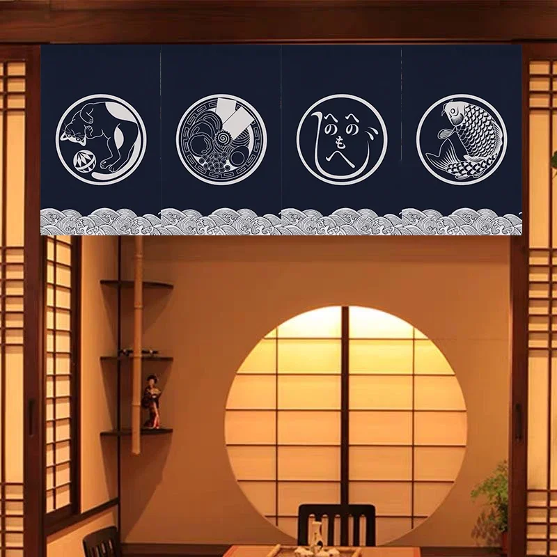 Commercial Kitchen Canopy - Rideau court japonais, rideau décoratif pour