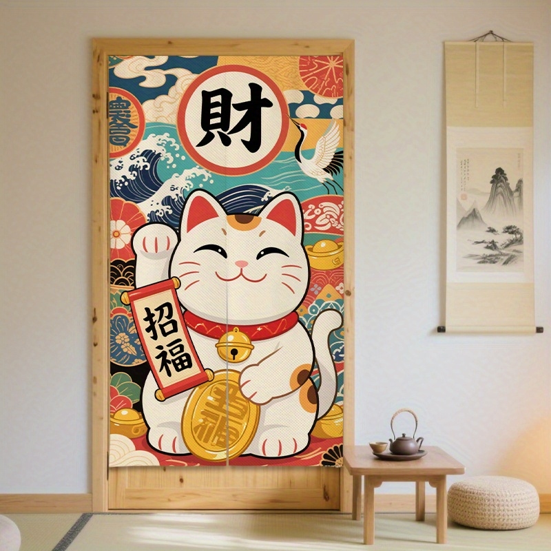 Commercial Kitchen Canopy - Rideaux traditionnels VIKAMA Lucky Cat, cloisons