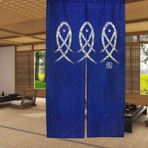 Commercial Kitchen Canopy - Rideau Noren japonais de poisson de