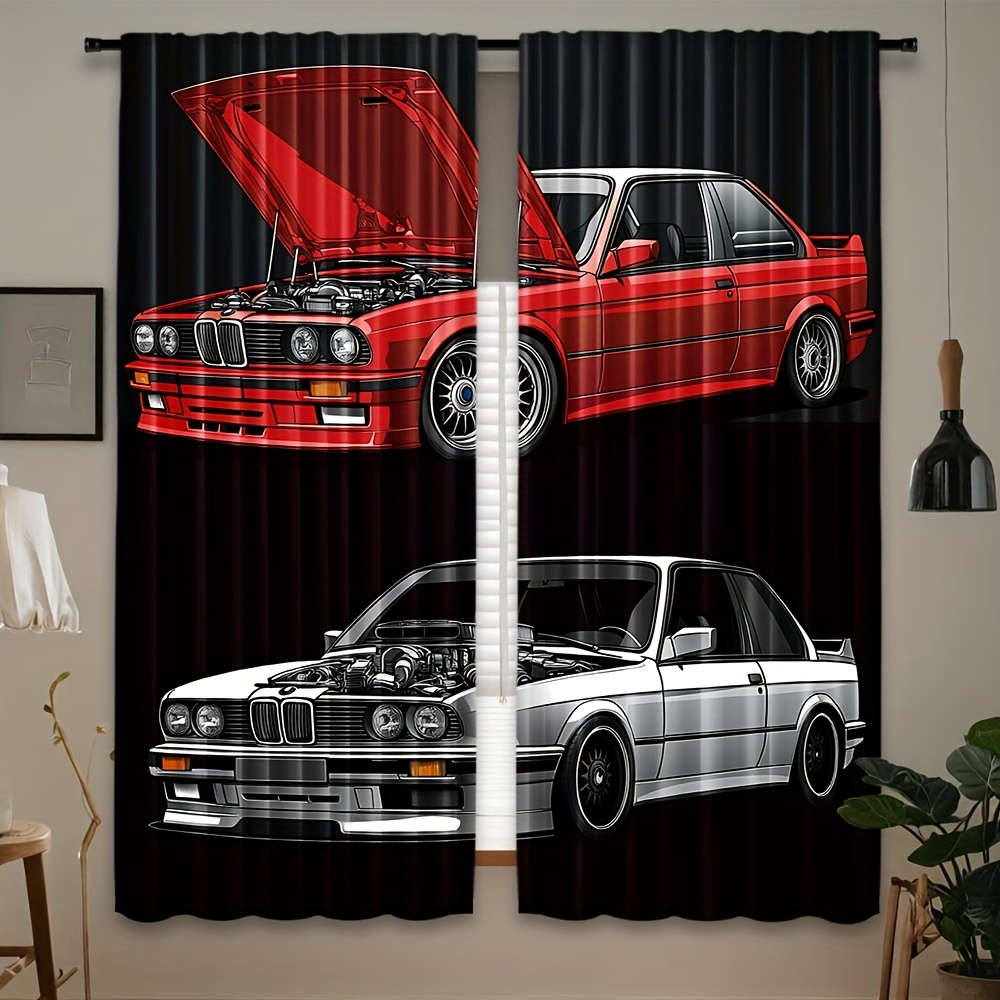 Commercial Kitchen Canopy - Lot de 2 rideaux au design