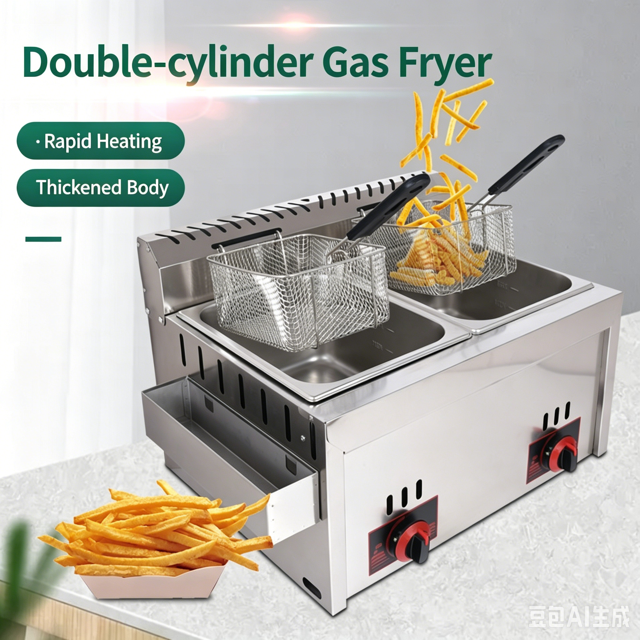 Friteuse à gaz commerciale, do - Commercial Kitchen Supplies avis et prix