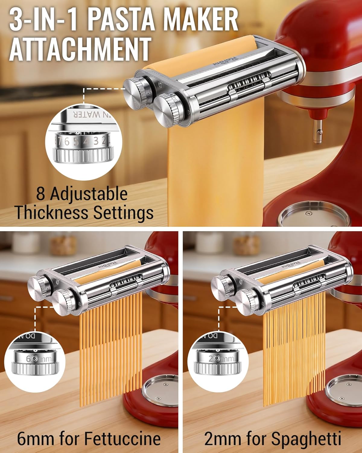 Accessoire de coupe-pâtes 3-en - Commercial Kitchen Supplies avis et prix