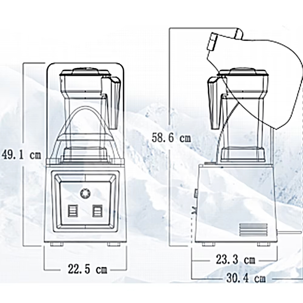 Blender électrique intelligent - Commercial Kitchen Wall Covering avis et prix