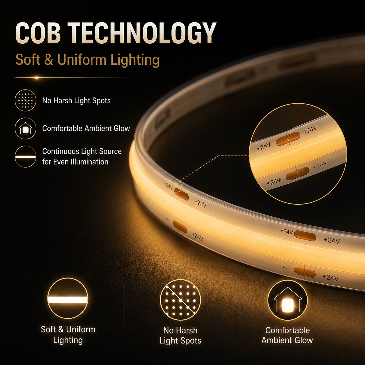 Bande lumineuse LED COB avec c - Commercial Kitchen Cabinet avis et prix
