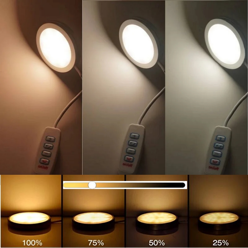 3 couleurs réglable USB rondel - Commercial Kitchen Lights avis et prix