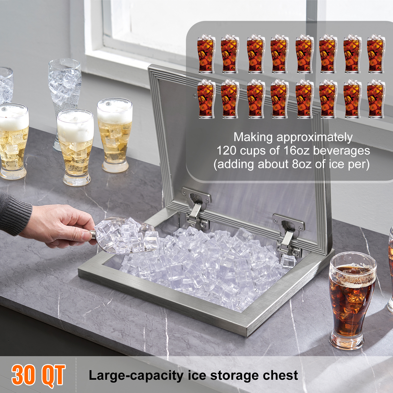 SucceBuy coffre à glace en aci - Commercial Kitchen And Bar avis et prix