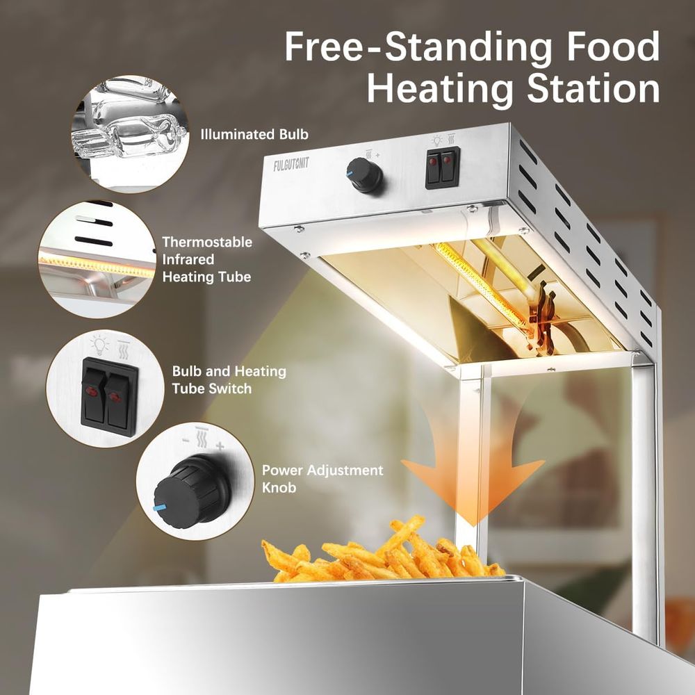 Réchauffeur de frites, chauffe - Commercial Kitchen Cabinet avis et prix