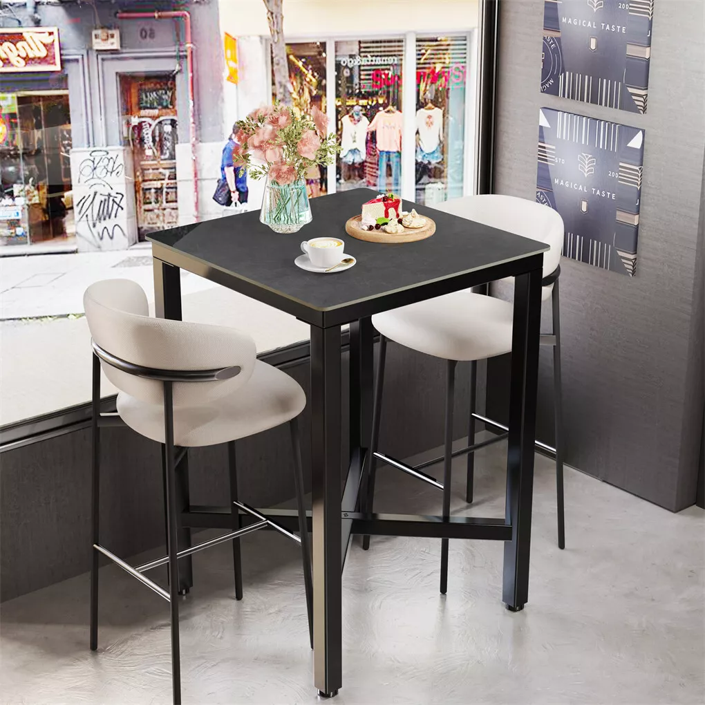 Table de bar carrée LUVODI de  - Commercial Kitchen And Bar avis et prix